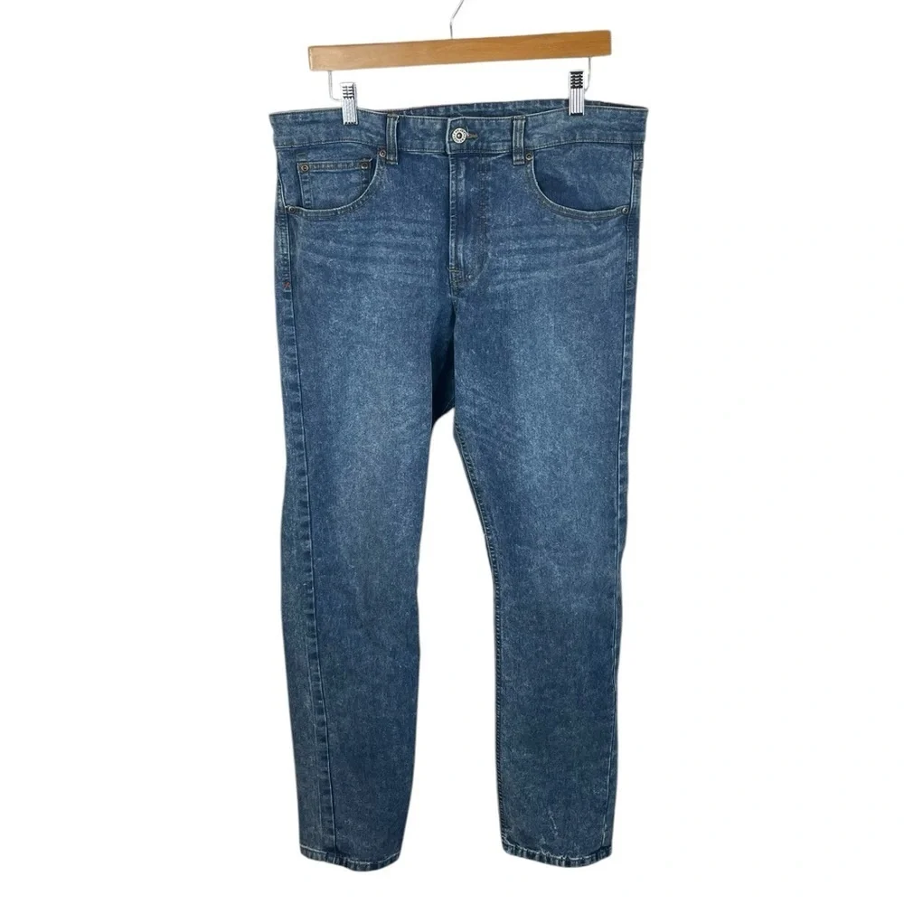MJ346 Men’s JACHS New York Acid Wash Stretch Slim Fit Denim Jeans 34x34